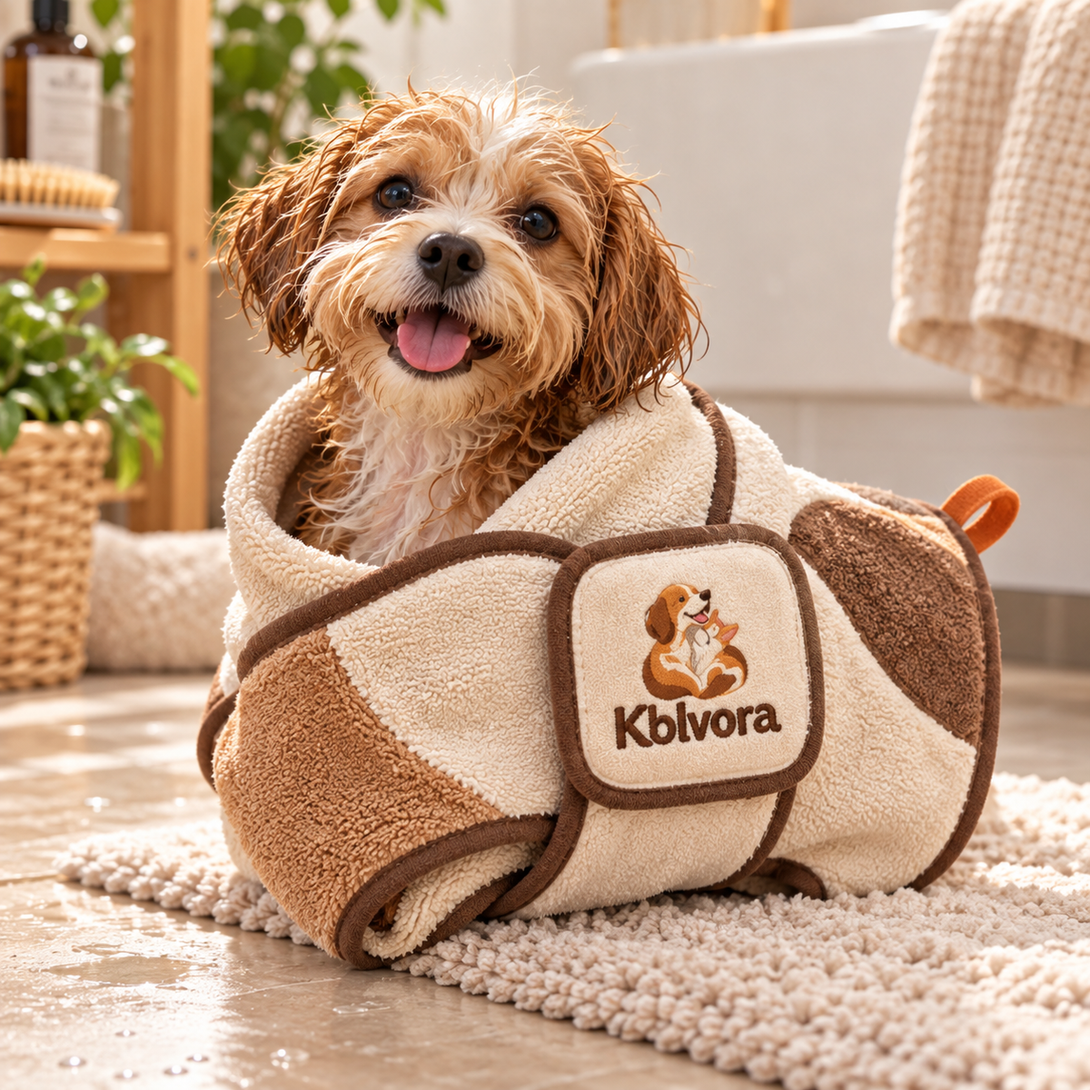 Kblvora™ WrapDry Absorbent Pet Towel