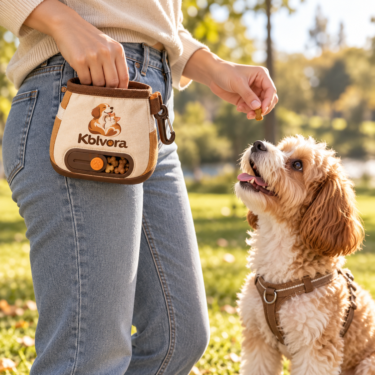 Kblvora™ PortionSlide Treat Pouch