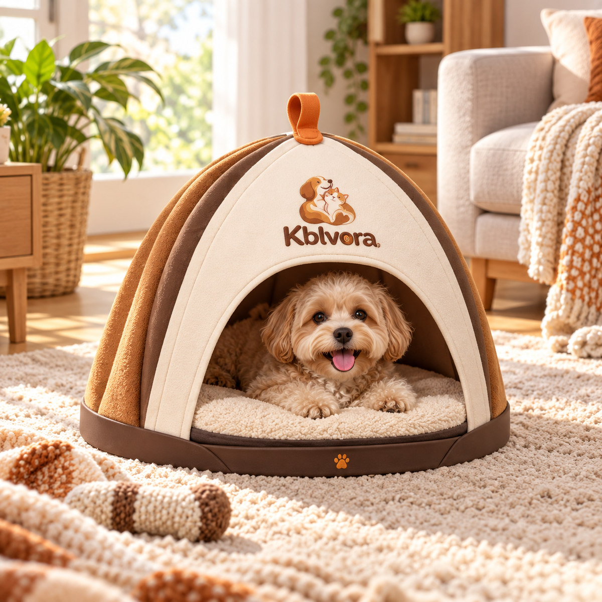 Kblvora™ PullFold Cozy Pet Den