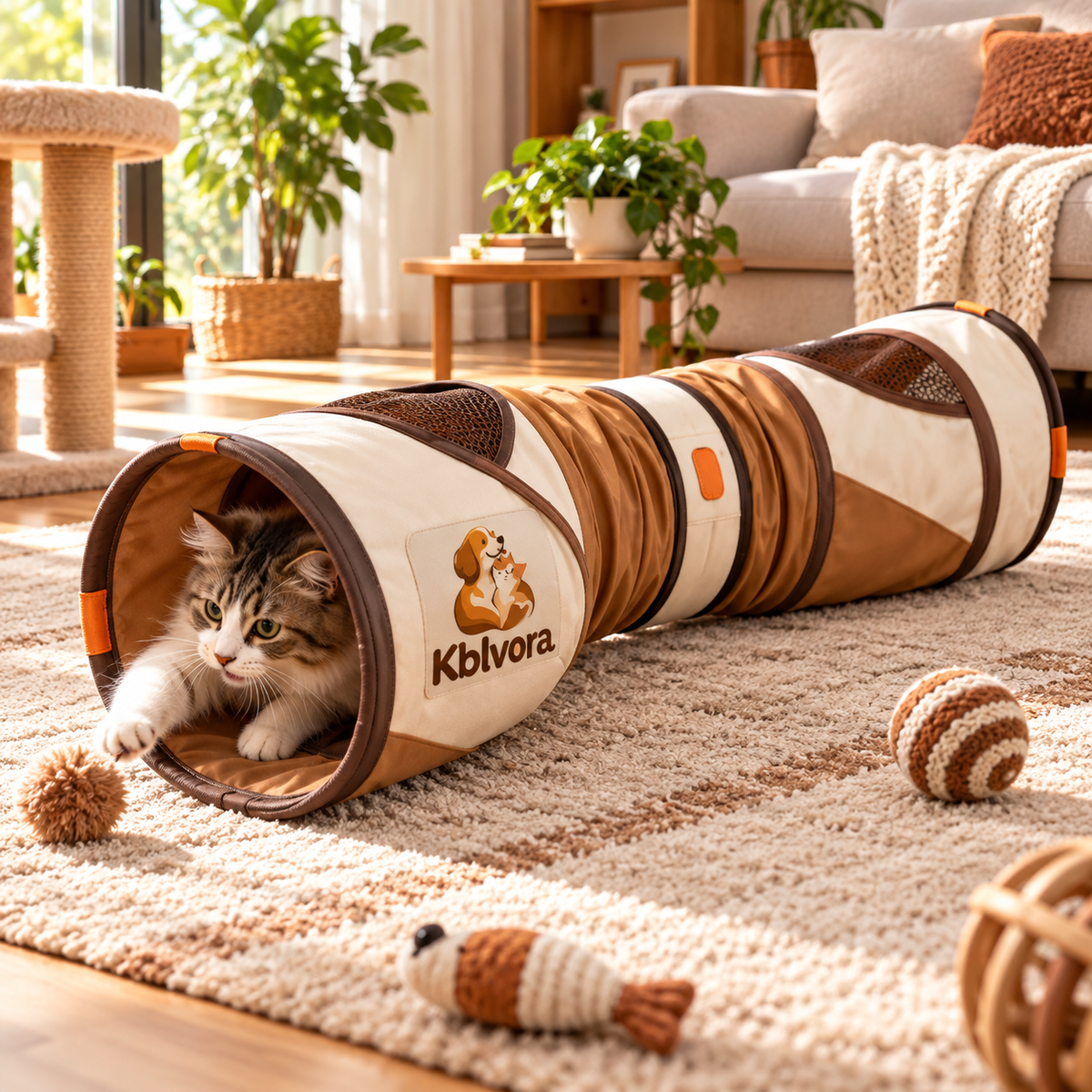 Kblvora™ Telescopic Cat Play Tunnel